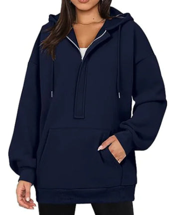 Women's Solid Color Versatile Hoodie