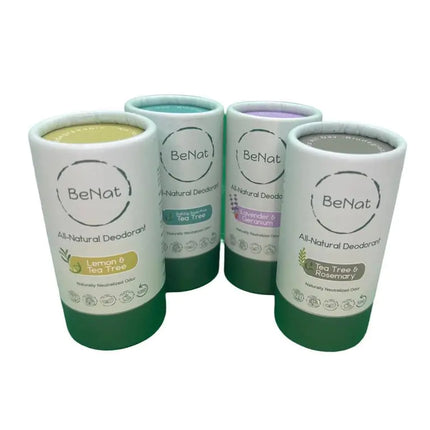 2-Pack All-Natural, Plastic-Free Deodorants