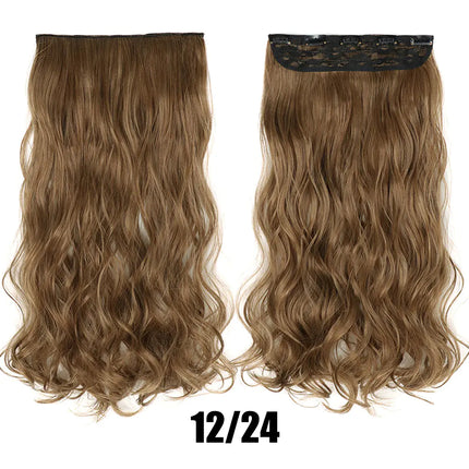 Women's Big Wavy Long Curly Hair Extensions - Natural Look
