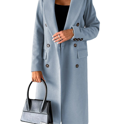 Double-Breasted Long Coat