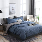 Cocoa-Light Blue / Quilt cover 240*220cm pillowcase 50*75cm2
